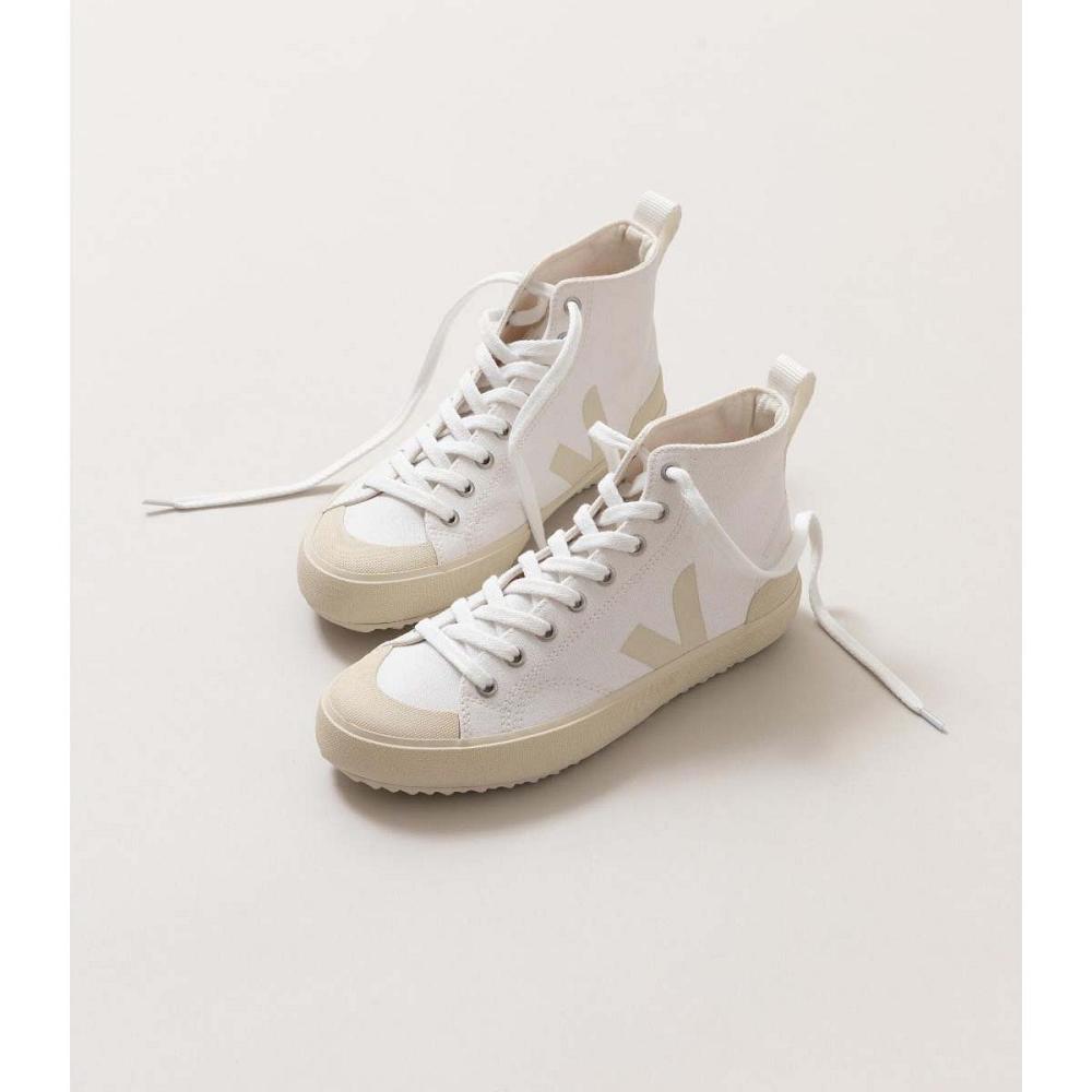 ψηλα ανδρικα Veja NOVA HIGH TOP CANVAS PIERRE ασπρα | GR 103FDN